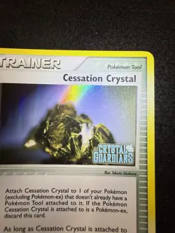 Pokemon Cessation Crystal Reverse Holo Stamped 74/100 from Crystal Guardians LP! - Image 4