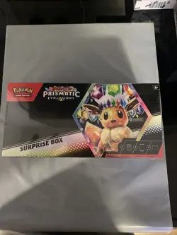 Pokemon TCG Scarlet & Violet Prismatic Evolutions Surprise Box - New Sealed - Image 1