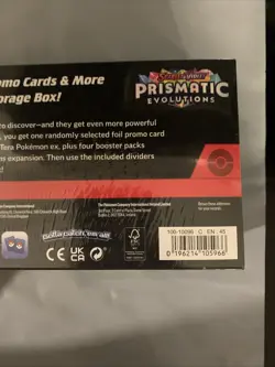 Pokemon TCG Scarlet & Violet Prismatic Evolutions Surprise Box - New Sealed - Image 2