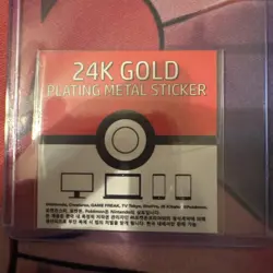 Bulbasaur: Korean Popping Candy - 24K Gold Plated Pokemon Sticker - Image 2