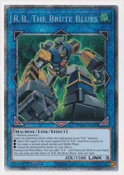 Yu-Gi-Oh Starlight Rare Foil DUAD-EN094 R.B. The Brute Blues - Image 1