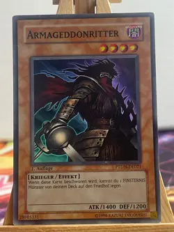 Armageddonritter PTDN-DE021 Super Rare Deutsch EX YUGIOH - Image 1