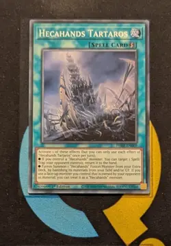 PHRE-EN009 Hecahands Tartaros Super Rare 1st Edition YuGiOh - Image 1