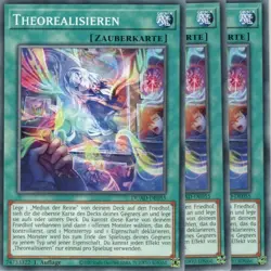 yugioh 3x Theorealisieren DUAD-DE055 Common 1Auflage Deutsch - Image 1