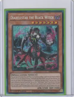 Yugioh RA03-EN032S Diabellstar the Black Witch - Secret Rare 1st Edition - Image 1