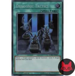 Yugioh Dragonic Tactics LCKC-EN073 Secret Rare 1st Edition NM - Image 1