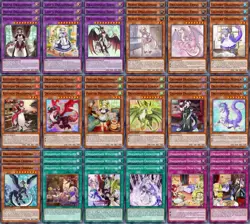 YU-GI-OH! Dragonmaid Deck Core 54 cards -BLMM Ultra Rare Emblazoned NM - Image 1