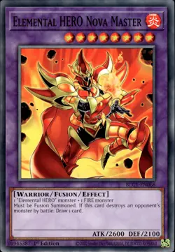 Elemental HERO Nova Master - 1st Edition BLC1-EN068 - NM - YuGiOh - Image 1