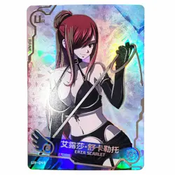 Goddess Story Erza Scarlet Fairy Tail Maiden Party TCG Card UR Near Mint - Image 1