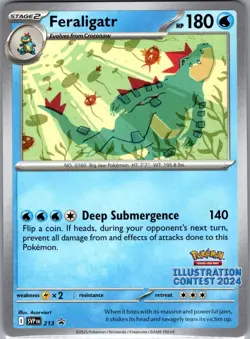 Feraligatr - (Illustration Contest 2024) SVP 213 Non Holo - Pokemon Card - NM - Image 1