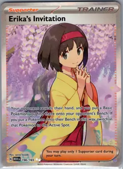 Erika's Invitation 196/165 SV: Scarlet & Violet 151 - Pokemon Card - NM - Image 1
