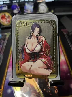 (Double Sided) Goddess Story Metal Card Anime Waifu Random Serial Boa One Piece - Image 1