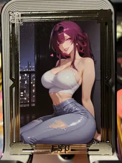 (Double Sided) Goddess Story Metal Card Serialized Anime Waifu Kafka - Image 2