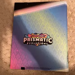 Pokemon Prismatic Evolution Eevee Trading Card Storage Binder - Image 2