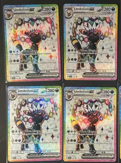 Umbreon ex SVP176 Sv: Scarlet & Violet Promo Cards Holo Pokemon Lot Of 4 - Image 1