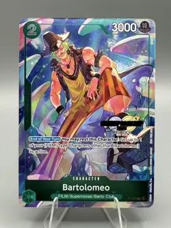 Bartolomeo (Championship 2023 Promo) P-029 One Piece Promotion Cards Foil - Image 1