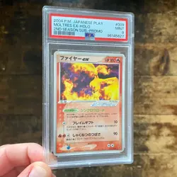 PSA 9 Moltres ex 009/PLAY MINT Promo Promotional Rare Japanese Pokemon Card - Image 1