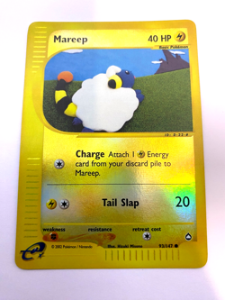 Pokemon Card - Reverse-Holo Mareep 93/147 Aquapolis *MP* e-Card Common - Image 1