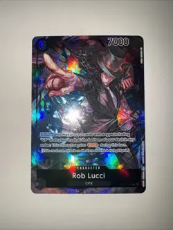 One Piece Card Game Rob Lucci Alternate Alt Art OP03-092 SR English TCG CCG - Image 1