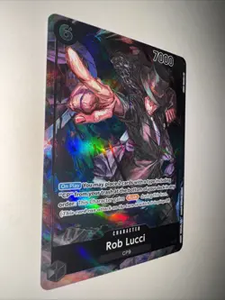One Piece Card Game Rob Lucci Alternate Alt Art OP03-092 SR English TCG CCG - Image 2
