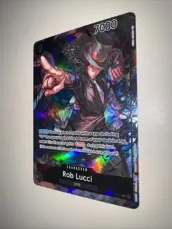 One Piece Card Game Rob Lucci Alternate Alt Art OP03-092 SR English TCG CCG - Image 3