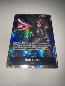 One Piece Card Game Rob Lucci Alternate Alt Art OP03-092 SR English TCG CCG - Image 4