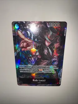 One Piece Card Game Rob Lucci Alternate Alt Art OP03-092 SR English TCG CCG - Image 5