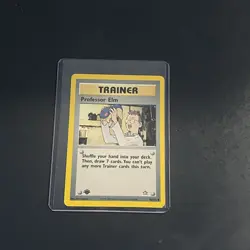 Pokemon Card - Neo Genesis Professor Elm 96/111 WOTC - NM - 1st Edition - Uncomm - Image 1