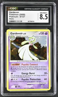 CGC 8.5 Gardevoir 2009 Platinum 8/127 Holo Pokemon Card - Image 1