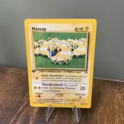 Pokemon TCG Mareep Neo Genesis 65/111 Regular 1st Edition Common Card - Image 3