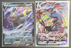 Pokemon TCG Umbreon Card Lot English Japanese Pokemon TCG Common Holo 2 Card Lot - Image 1
