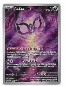 Pecharunt 129 Sv: Scarlet & Violet Promo Cards Illustration Rare Holo NM - Image 1