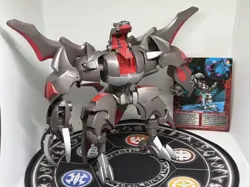 Bakugan Pyrus Zenthon Titan & Ability Card Mechtanium Surge HTF - Image 1