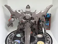Bakugan Pyrus Zenthon Titan & Ability Card Mechtanium Surge HTF - Image 2