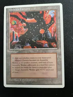 Mtg Mishra's Factory (Fourth Edition (4ED) nm - Image 1