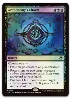 Archenemy's Charm #88 (Foil) (NM) Edge of Eternities EOE Magic MTG - Image 1