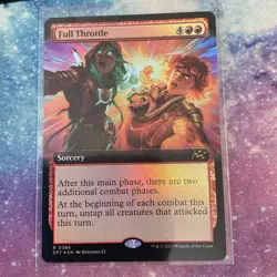 Full Throttle (FOIL) x1 - MTG Aetherdrift DFT #386 - Image 1