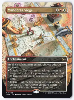 Windcrag Siege (Borderless) R Tarkir: Dragonstorm 392 NM - Image 1