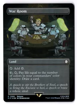 War Room NM* FOIL BORDERLESS PROMO Fallout ENGLISH 1068 mtg -UnltdCards - Image 1