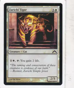 MTG: Gatecrash: Foil: Zarichi Tiger - Image 1