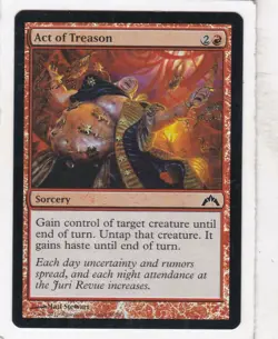 MTG: Gatecrash: Foil: Act of Treason - Image 1