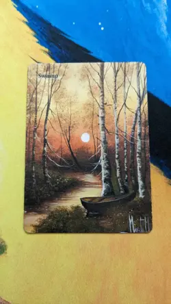 Altered MTG Swamp by Marta Molina - Image 1