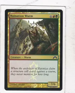 MTG: Gatecrash: Foil: Ruination Wurm - Image 1