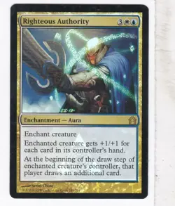 MTG: Return to Ravnica: Foil: Righteous Authority - Image 1