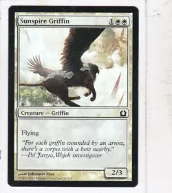 MTG: Return to Ravnica: Foil: Sunspire Griffin - Image 1