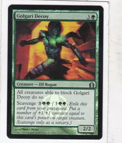 MTG: Return to Ravnica: Foil: Golgari Decoy - Image 1