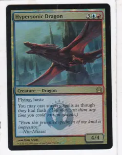 MTG: Return to Ravnica: Foil: Hypersonic Dragon - Image 1