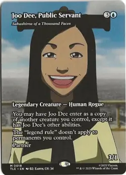 Avatar The Last Airbender Eternal Joe Dee Public Servant Mythic 0018 Borderless - Image 1