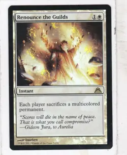 MTG: Dragons Maze: Foil: Renounce the Guilds - Image 1