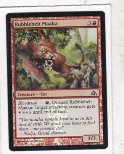 MTG: Dragons Maze: Foil: Rubblebelt Maaka - Image 1